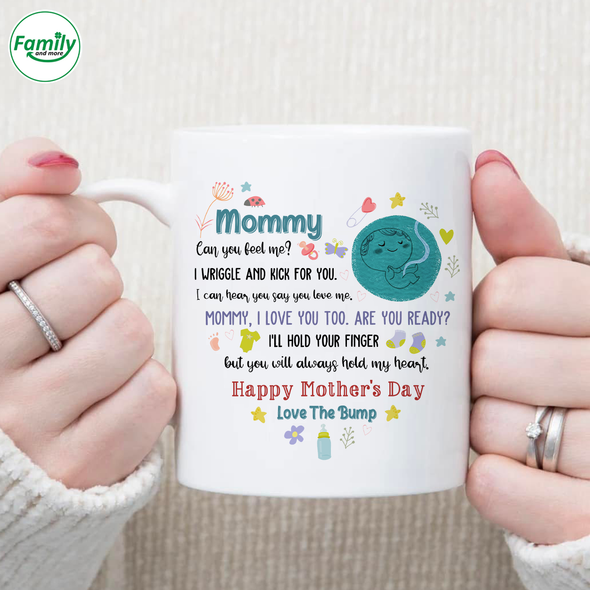 Gift For Future Mommy I'll Hold Your Finger But You Will Always Hold My Heart Mugs - NT - NN0804225