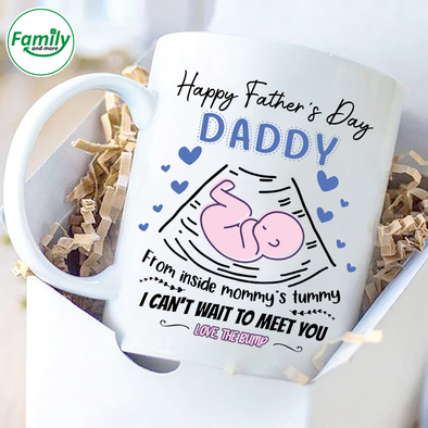 Happy Father's Day I can't wait to meet you-nt Mugs