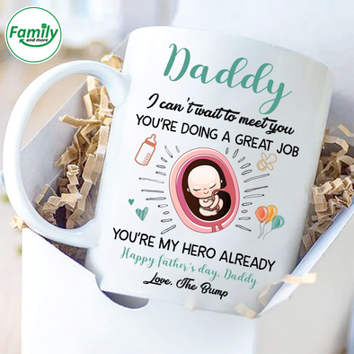 Daddy You're My Hero Already-nt Mugs