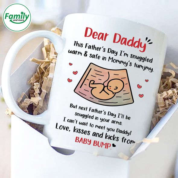 Dear Daddy I'll be cuddled up love kisses-nt Mugs