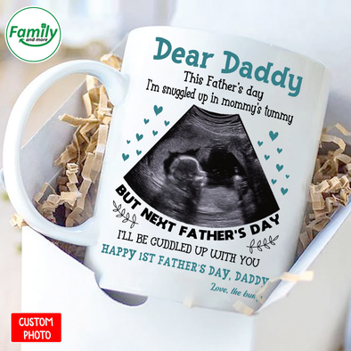 Personalized Gift For Son Happy 1st Father's day Mugs - Nt