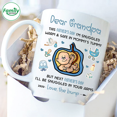 Dear Grandpa I'll be snuggled in your arms-nt Mugs