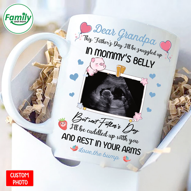 Dear Grandpa I'll snuggled in your mommy's belly-nt Mug