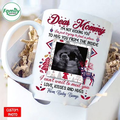 Personalized Gift For Mom Love, Kisses And Hugs Mugs - Nt