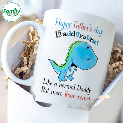 Happy Father's Day Daddysaurus-nt Mugs