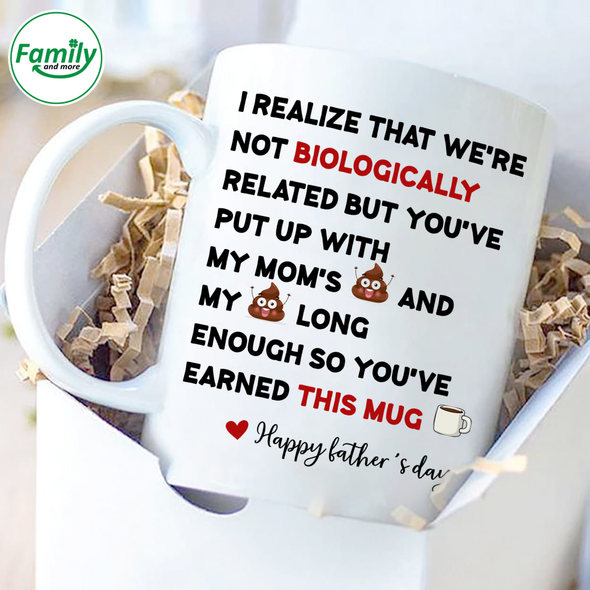 I realize that we're not biologically related-nt Mugs