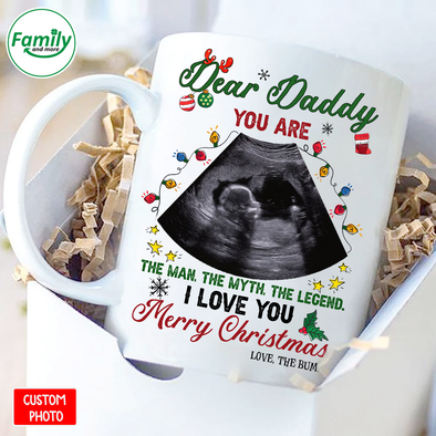 Personalized Gift For Dad Merry Christmas I Love You Mugs - Nt
