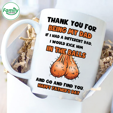 Thank you for being my Dad-nt Mugs