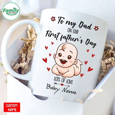 To my Dad on our First Father's Day-nt Mugs