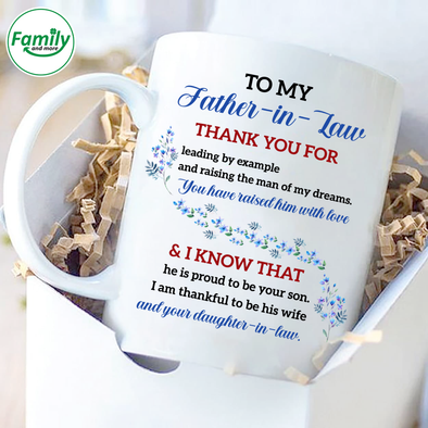 To my father in law thank you for leading-nt Mugs