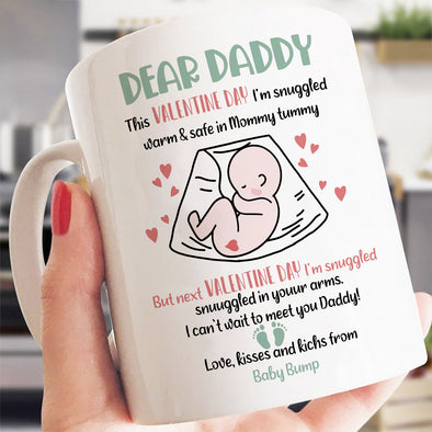 Gift For Future Daddy I Can't Wait To Meet You Daddy Mug - NT-HB812222