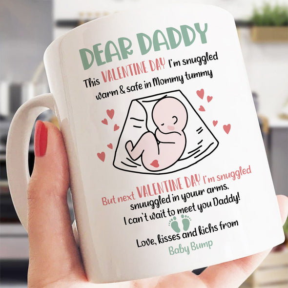 Gift For Future Daddy I Can't Wait To Meet You Daddy Mug - NT-HB812222