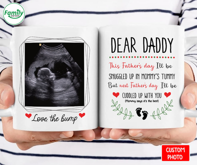Dear Daddy cuddled up with you mug-nt