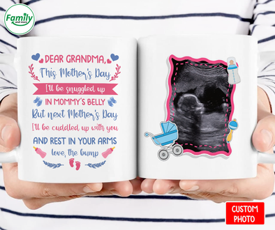 Dear Grandma I'll Be Cuddled up with you Mug