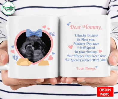 Personalized I'm So Excited To Meet You Mug Custom Gift For Mom