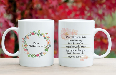 Dear mother in law Mugs
