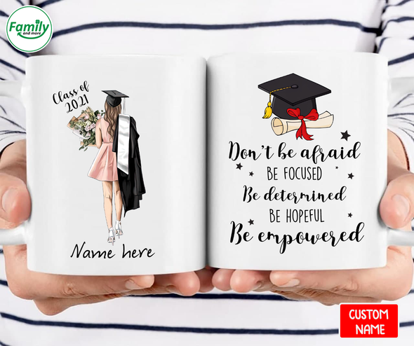 Don't be afraid be focused be hopeful-nt Mugs