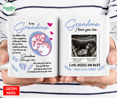 Personalized Gift For Grandma I Love You Mug