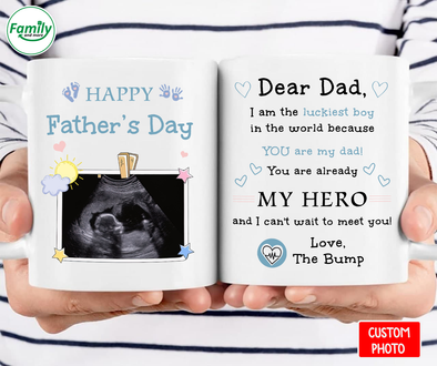 Dear Dad, I'm the luckiest boy in the world because You are my Dad-nt Mug