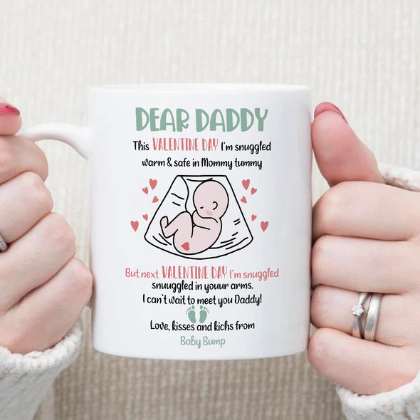 Gift For Future Daddy I Can't Wait To Meet You Daddy Mug - NT-HB812222