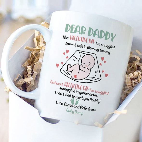 Gift For Future Daddy I Can't Wait To Meet You Daddy Mug - NT-HB812222