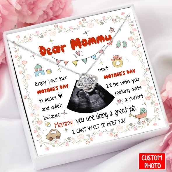 Personalized Gift For Future Mommy I Can't Wait To Meet You Necklace - NT - NN0404223
