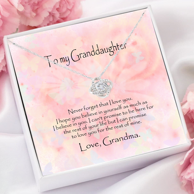 Gift For Granddaughter Never Forget That I Love You Necklace - NT - NN1602223