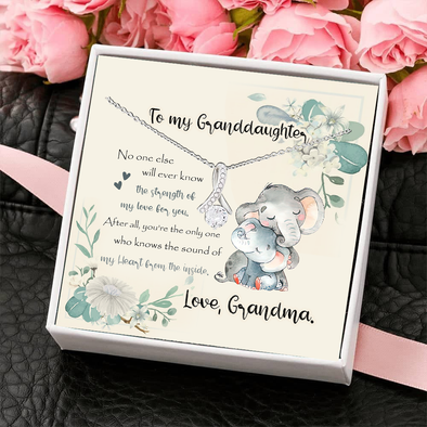Gift For Granddaughter No One Else Will Ever Know The Strength Of My Love For You Necklace - NT - NN2102224