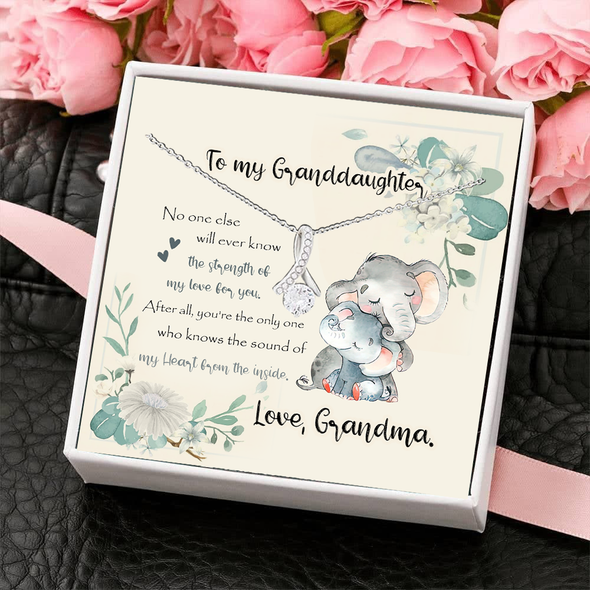 Gift For Granddaughter No One Else Will Ever Know The Strength Of My Love For You Necklace - NT - NN2102224