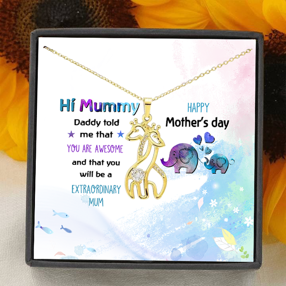 Gift For Mummy Happy Mother's Day Necklace - NT - NN1402224