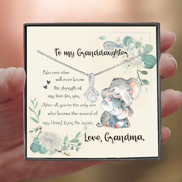 Gift For Granddaughter No One Else Will Ever Know The Strength Of My Love For You Necklace - NT - NN2102224
