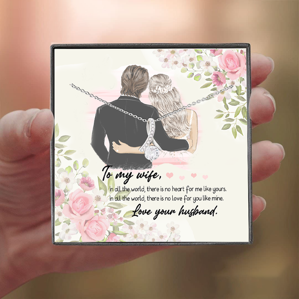Gift For Wife In All The World, There Is No Heart For Me Like Yours Necklace - NT - NN2501221
