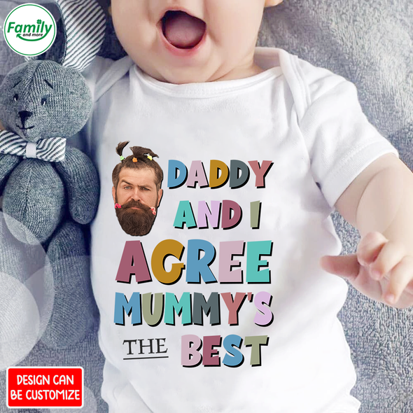 Personalized Gift For Future Mummy Daddy And I Agree You Are The Best Baby Onesie - NT - NN2102225