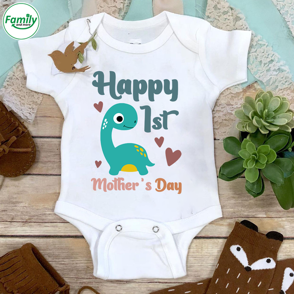 Gift For Future Mummy Happy 1st Mother's Day Baby Onesie - NT - NN1003226