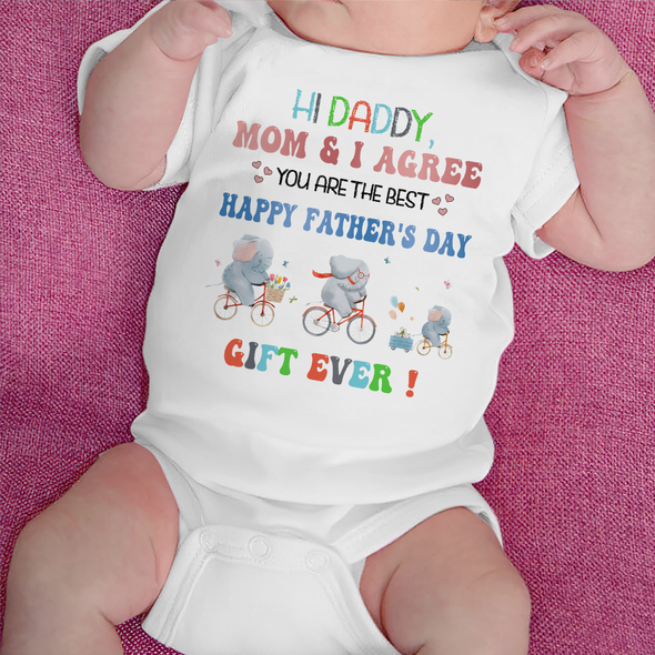Gift For Daddy You Are The Best Baby Onesie - NT - NN1305225