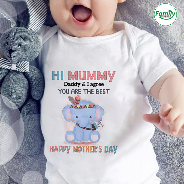 Happy Mother's Day You Are The Best Baby Onesie - NT - NN2201221
