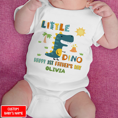 Gift For Daddy Happy 1st Father's  Baby Onesie - NT - NN0405227