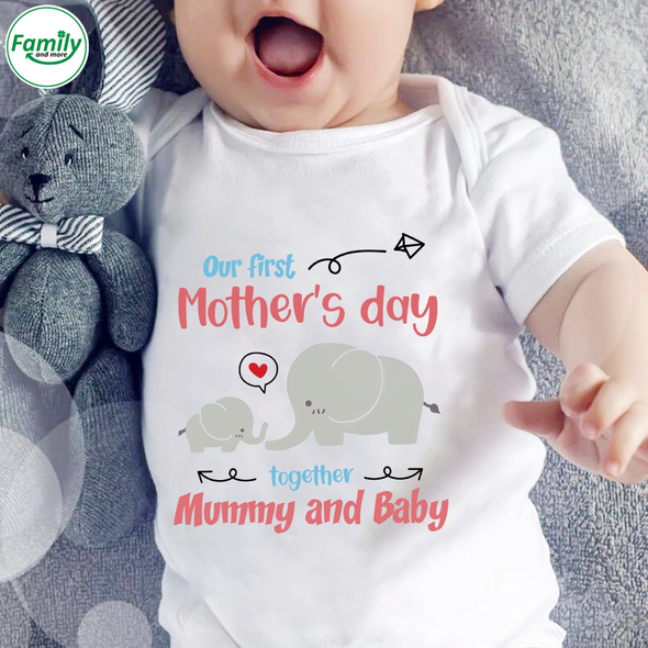 Gift For Future Mummy Baby and Mummy Together Baby Onesie - NT - NN2102222