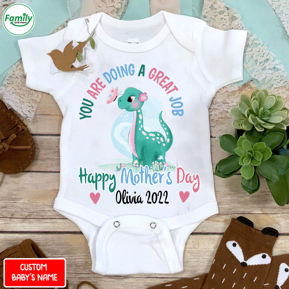 Gift For Mommy You Are Doing A Great Job Baby Onesie - AD