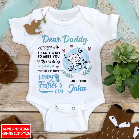 Gift For Daddy You're My Hero Together Baby Onesie - AD - NN2104222