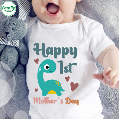 Gift For Future Mummy Happy 1st Mother's Day Baby Onesie - NT - NN1003226