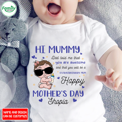 Gift For Future Mummy Happy Mother's Day Onesie - NT - NN2102226