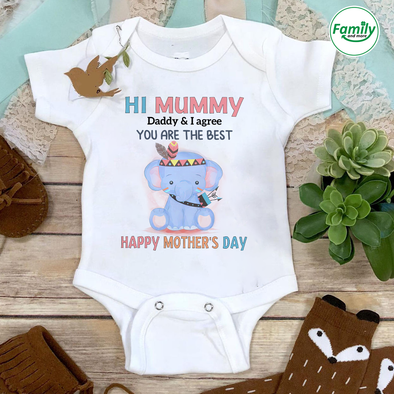Happy Mother's Day You Are The Best Baby Onesie - NT - NN2201221