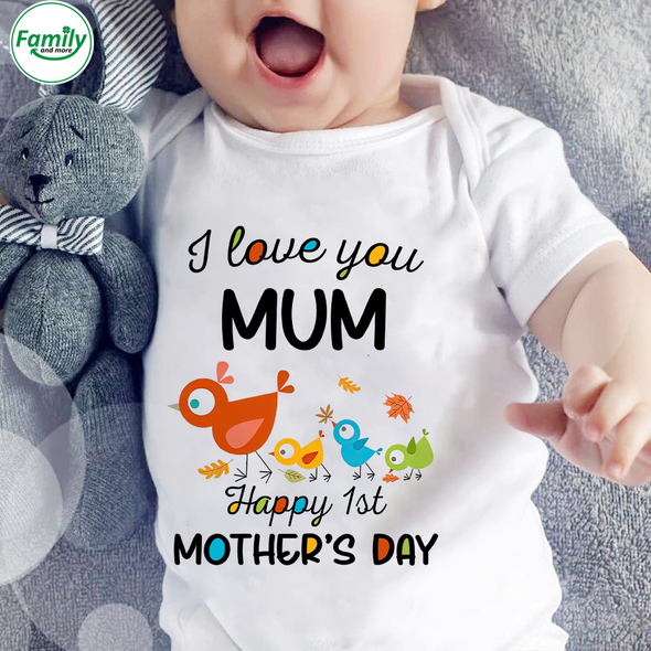 Gift For Mum I Love You Mum Baby Onesie - NT - NN1602226