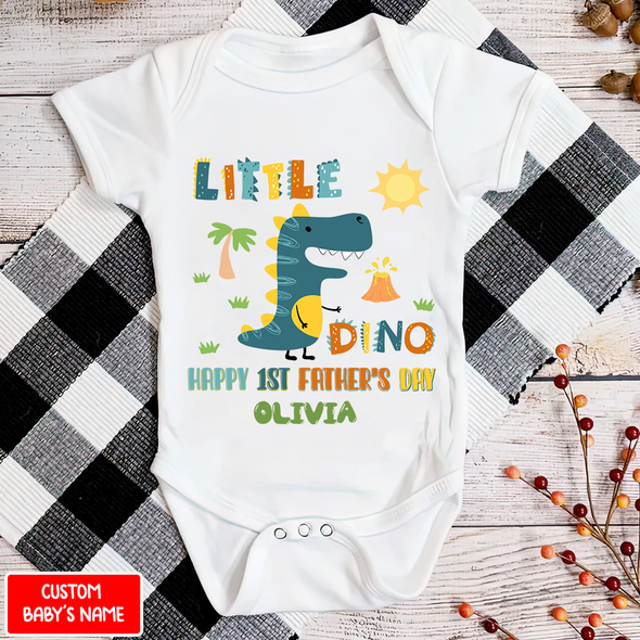 Gift For Daddy Happy 1st Father's  Baby Onesie - NT - NN0405227
