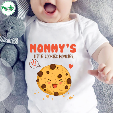 Gift For Future Mommy Mommy's Little Cookie Monster Baby Onesie - NT - NN1703226