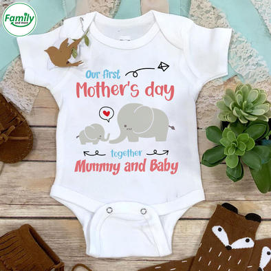Gift For Future Mummy Baby and Mummy Together Baby Onesie - NT - NN2102222
