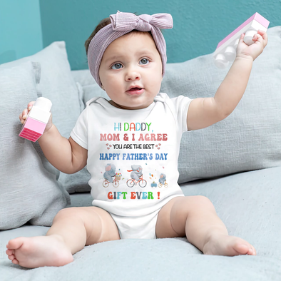 Gift For Daddy You Are The Best Baby Onesie - NT - NN1305225