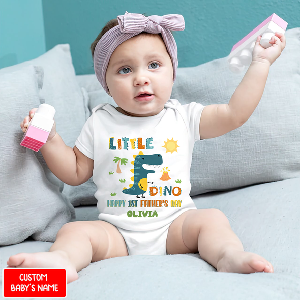 Gift For Daddy Happy 1st Father's  Baby Onesie - NT - NN0405227