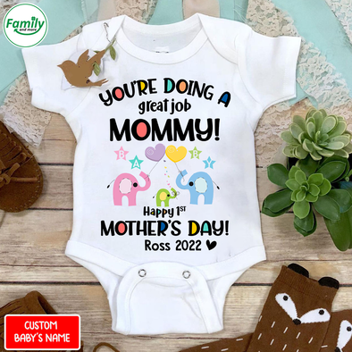 Personalized Gift For Future Mommy You Are Doing A Great Job Baby Onesie - NT - NN3003224